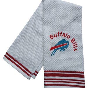 Buffalo Bills teams, set of 2 Embroidered Tea towels , hands towels 100% Cotton